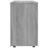 vidaXL Side Table Grey Sonoma 27.6x13.8x21.7" Engineered Wood
