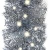 vidaXL Garland Silver PVC 32.8 feet Christmas Garland Other