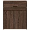 vidaXL Sideboard Brown Oak Engineered Wood Medium Sideboard