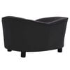vidaXL Dog Sofa Black