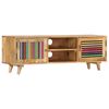vidaXL TV Stand Multicolor Solid mango wood, engineered wood 47.2 in wide