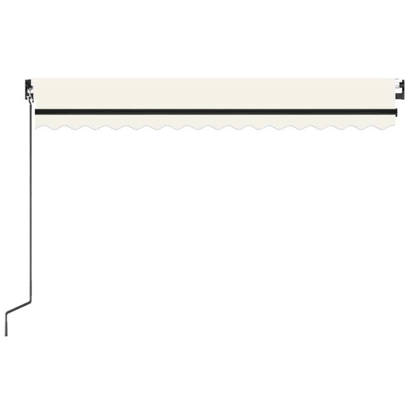 vidaXL Retractable Awning Cream