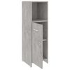 vidaXL Bathroom Furniture Set Concrete Grey Engineered Wood Medium