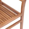 vidaXL Dining Chair Set of 4 Warm Teak Fine sanded teak hardwood