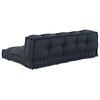 vidaXL Sofa Cushion 2 pcs Anthracite Fabric