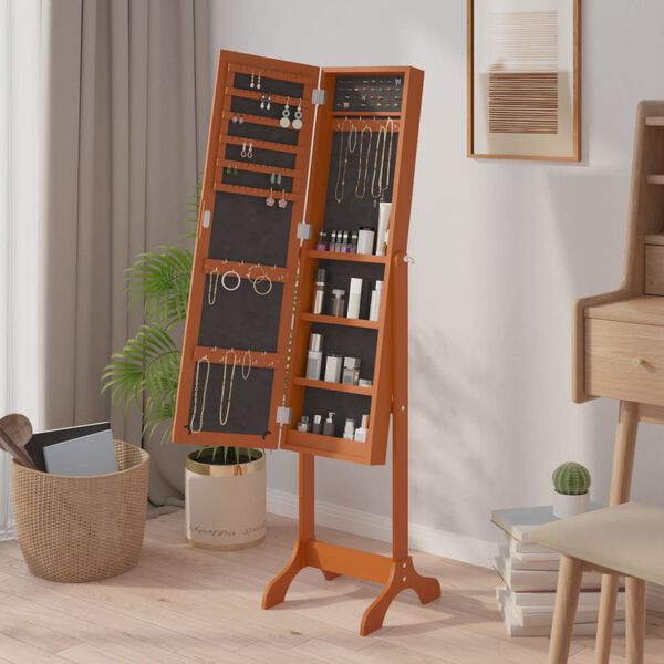 vidaXL Free-Standing Mirror 13.4x14.6x57.5"