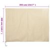 vidaXL Plant Fleece Cover Set of 10 Beige