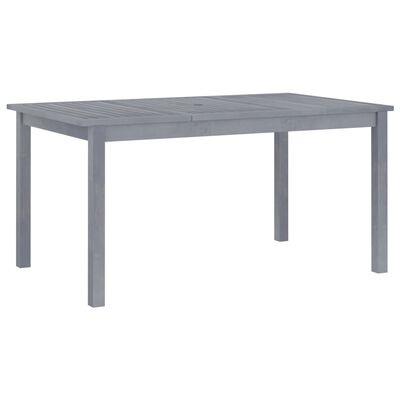 vidaXL Patio Dining Table 59.1"x35.4"x29.1" Solid Acacia Wood