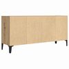 vidaXL TV Cabinet Set Brown 27.36 x 11.81 x 19.69 in Engineered Wood