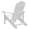 vidaXL Garden Chair White High Density Polyethylene (HDPE)