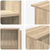vidaXL Reception Desk Sonoma Oak Engineered wood Medium Reception Desk