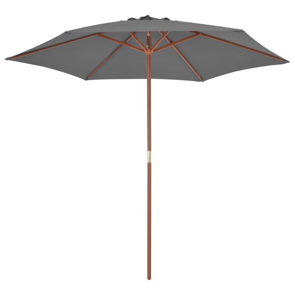 vidaXL Garden Parasol Anthracite