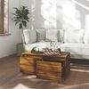 vidaXL Coffee Table Brown Oak Engineered Wood Medium Coffee Table