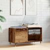 vidaXL Record Cabinet Old wood Engineered wood, Iron