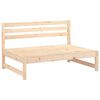 vidaXL Garden Lounge Set Natural Wood Solid pinewood, Plywood for slats