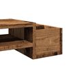 vidaXL Monitor Stand with Storage Old Wood 27.6x10.6x5.9" Engineered Wood