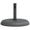 vidaXL Parasol Base Dark grey Plastic, Concrete, Iron 33 lb