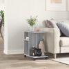 vidaXL Side Table Grey Sonoma Engineered wood 19.7x11.8x21.7 in