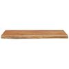 vidaXL Wall Shelf Natural Acacia Solid Acacia wood 15.7 x 7.9 x 1.5 in