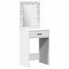 vidaXL Dressing Table 3 pcs White 40 x 41 x 135 cm Engineered wood