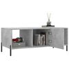 vidaXL Coffee Table Concrete Grey Engineered wood, iron