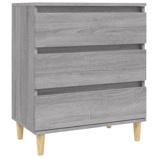 vidaXL Sideboard Grey Sonoma Engineered wood 23.6x13.8x27.6 in Sideboard