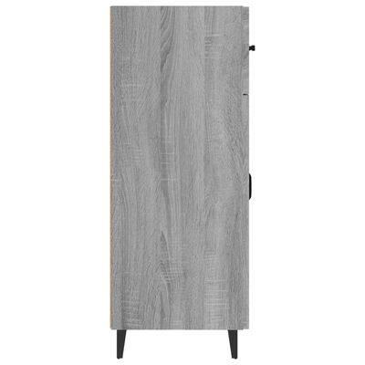 vidaXL Sideboard Gray Sonoma 27.4"x13.4"x35.4" Engineered Wood