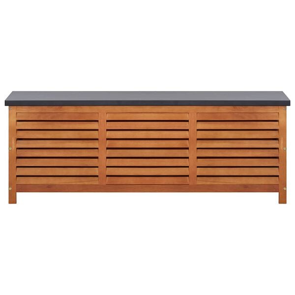 vidaXL Storage Box Natural Eucalyptus Solid Eucalyptus Wood