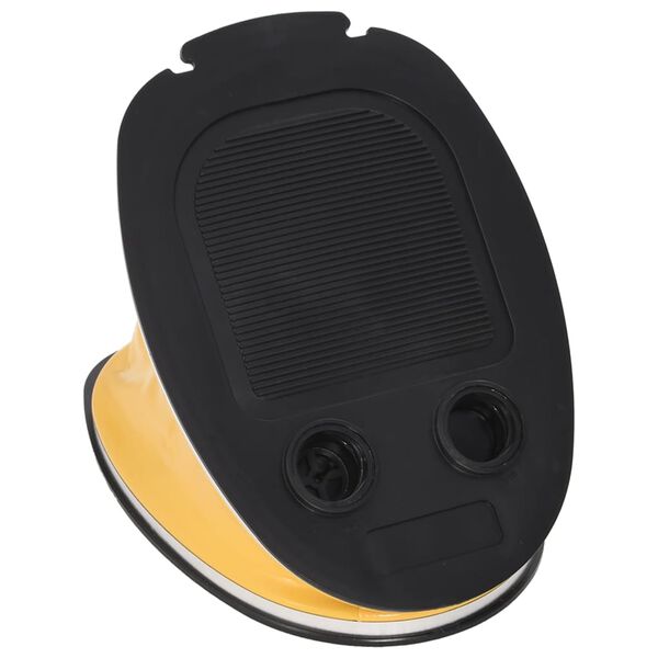 vidaXL Foot Pump 10.2x7.1" PP and PE Grey and Yellow