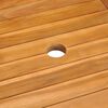 vidaXL Garden Dining Set Warm Brown Solid Teak Wood Medium