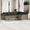 vidaXL Garden Sofa Set Grey