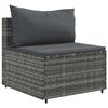 vidaXL Patio Sofa Set Set of 5 Gray, Anthracite