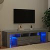 vidaXL TV Cabinet Grey sonoma Engineered wood 55.1 x 14.4 x 15.7 in
