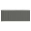 vidaXL Garden Shed Light grey Galvanized steel Large Garden Shed