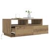 vidaXL Coffee Table Artisan Oak Engineered Wood 35.4 x 19.3 x 15.7 in