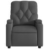 vidaXL Electric Massage Recliner Chair Dark Grey