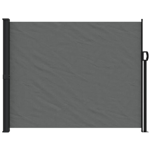 vidaXL Retractable Side Awning Anthracite