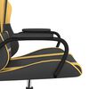 vidaXL Gaming Chair Black and Gold Faux leather, metal, plywood Adjustable