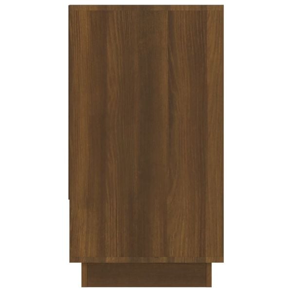 vidaXL Sideboard Brown Oak Engineered Wood Medium Sideboard