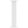 vidaXL Speaker Stands 2 pcs White 11.8x11.8x37.4" Engineered Wood
