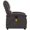 vidaXL Electric Stand Up Massage Recliner Chair Dark brown