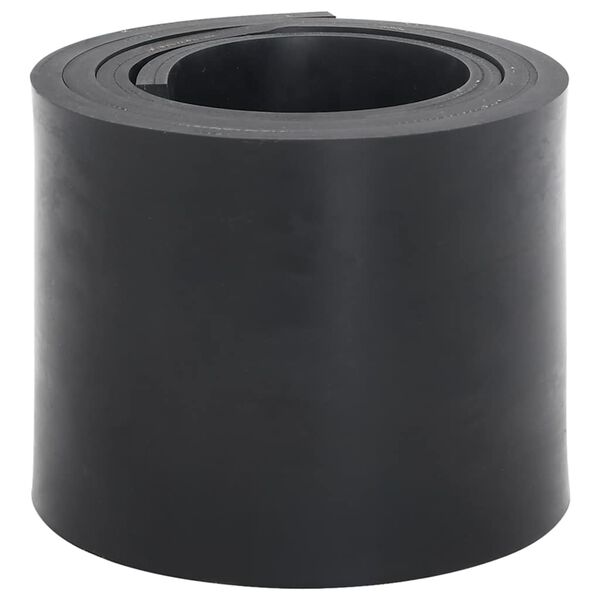 vidaXL Rubber Edge For Snow Plow Black Styrene-butadiene rubber