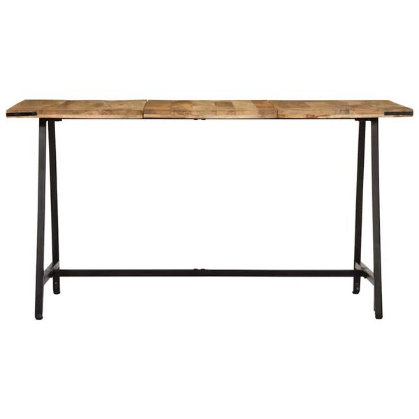 vidaXL Dining Table 55.1"x27.6"x29.5" Solid Wood Mango