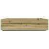 vidaXL Garden Planter Natural Wood Treated Pine Wood Tough