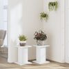 vidaXL Plant Stand White Engineered wood 11.8 x 11.8 x 15.7 in