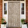 vidaXL Insect Curtain Beige and Brown 39.4x86.6" Chenille