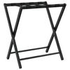 vidaXL Luggage Rack Black 27"x15"x22.8" Bamboo