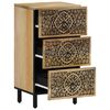 vidaXL Side Cabinet 15.7"x13"x29.5" Solid Wood Mango