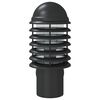 vidaXL Outdoor Wall Light Set of 2 Black Stainless Steel, Polycarbonate