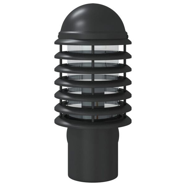 vidaXL Outdoor Wall Light Set of 2 Black Stainless Steel, Polycarbonate